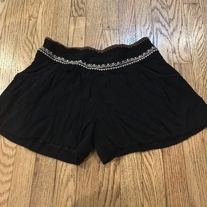 Anthropologie silk shorts